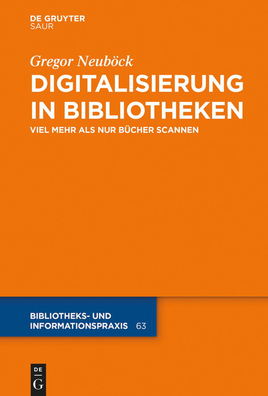 Cover Digitalisierung in Bibliotheken