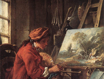 Francois Boucher: Der Maler in seinem Atelier