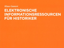 Cover "Elektronische Informationsressourcen für Historiker"