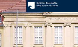 Geheimes Staatsarchiv Preußischer Kulturbesitz Logo und Gebäude