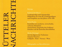 Cover der Wolfenbütteler Barock-Nachrichten 40/2 (2013)